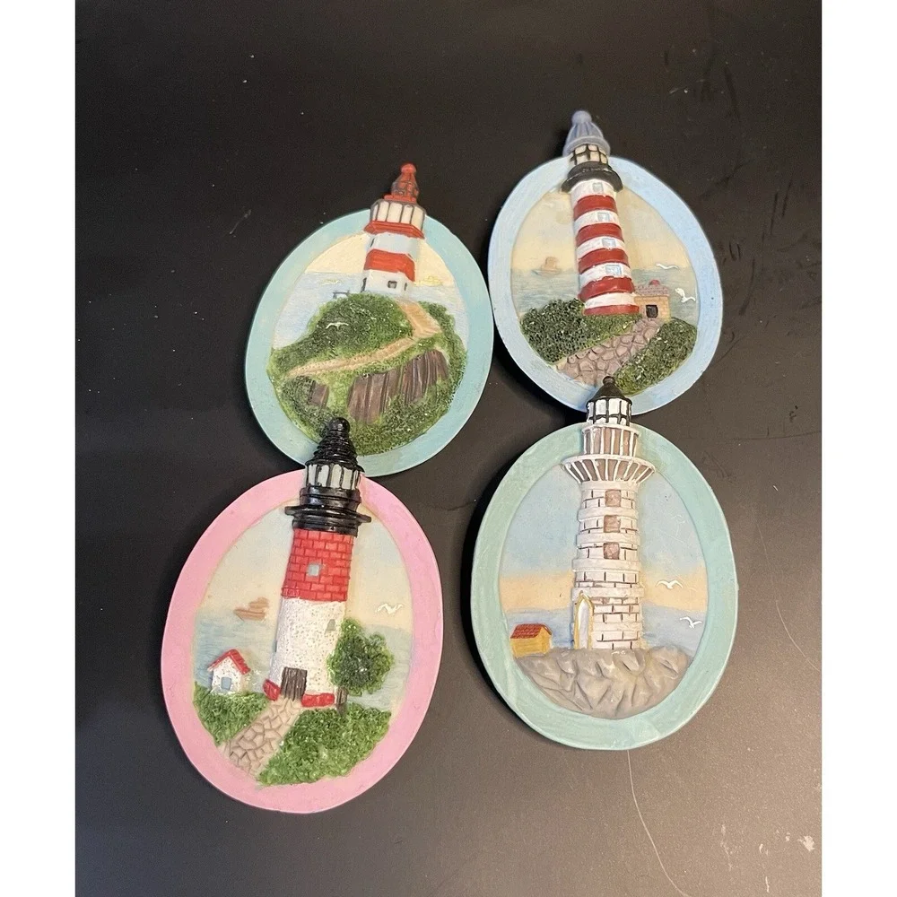 Four Lighthouse Magnets 1